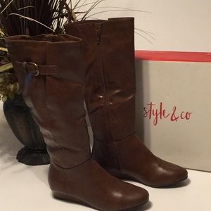 Style & Co Women’s Rainne Mid Calf Boots Size 5.5